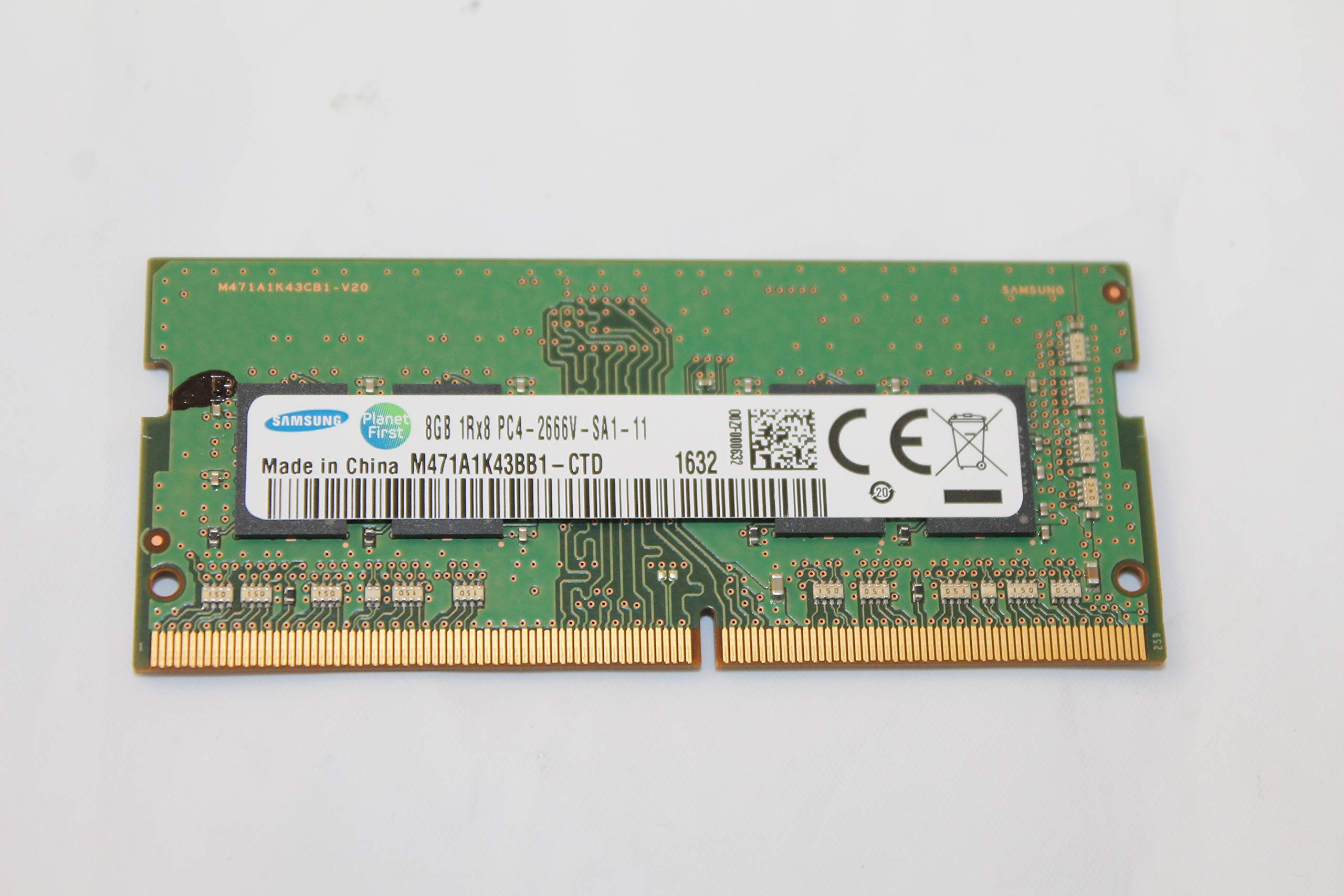 M471A1K43BB1-CTD 8GB 1Rx8 PC4-19200 2666MHz DDR4 Laptop Memory